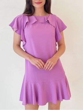 ‼️NEW Trina Turk Brigitta Lavender Lilac Mini Dress